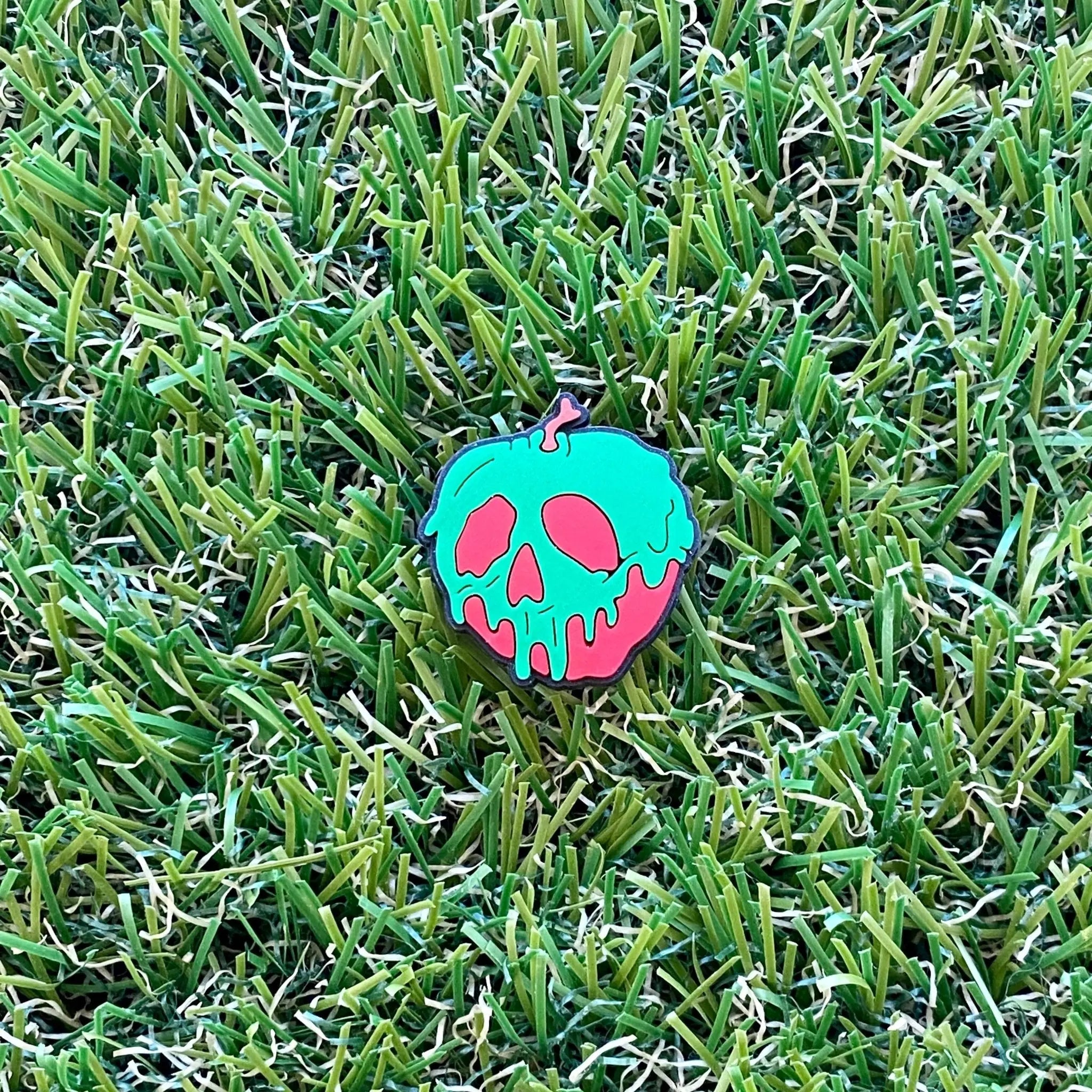 Poison Apple Clog Charm - SarenaTealDesigns