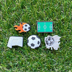 Soccer Clog Charms - SarenaTealDesigns