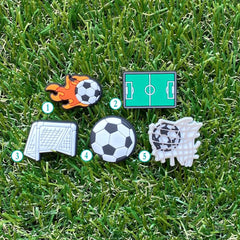 Soccer Clog Charms - SarenaTealDesigns