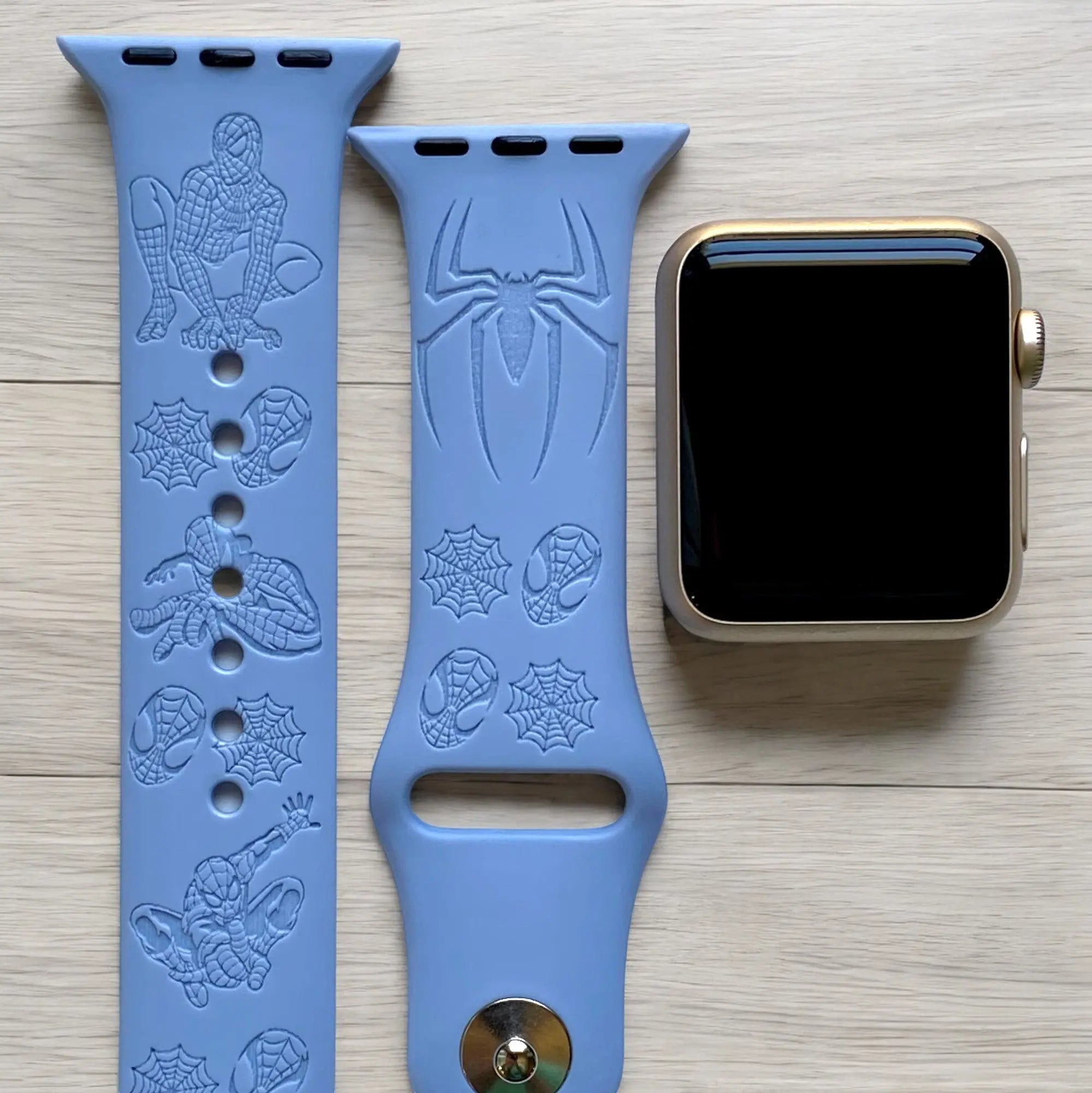 Spider - Man Engraved Watch Band - SarenaTealDesigns