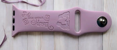 Tangled 'Rapunzel' Engraved Watch Band - SarenaTealDesigns