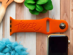 Tigger Engraved Watch Band - SarenaTealDesigns
