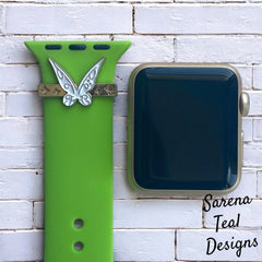 Tinker Bell Wings & Pixie Dust Slider Watch Band Charm - SarenaTealDesigns