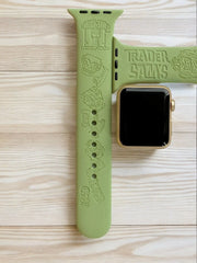 Trader Sam's Engraved Watch Band - SarenaTealDesigns