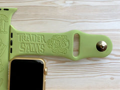 Trader Sam's Engraved Watch Band - SarenaTealDesigns
