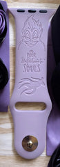 Ursula Engraved Watch Band - SarenaTealDesigns