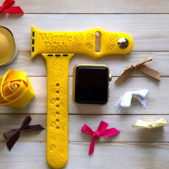 Winnie the Pooh Engraved Watch Band - SarenaTealDesigns