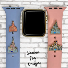 Disney Castle Watch Band Charm - SarenaTealDesigns
