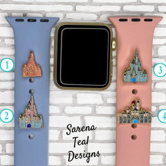Disney Castle Watch Band Charm - SarenaTealDesigns
