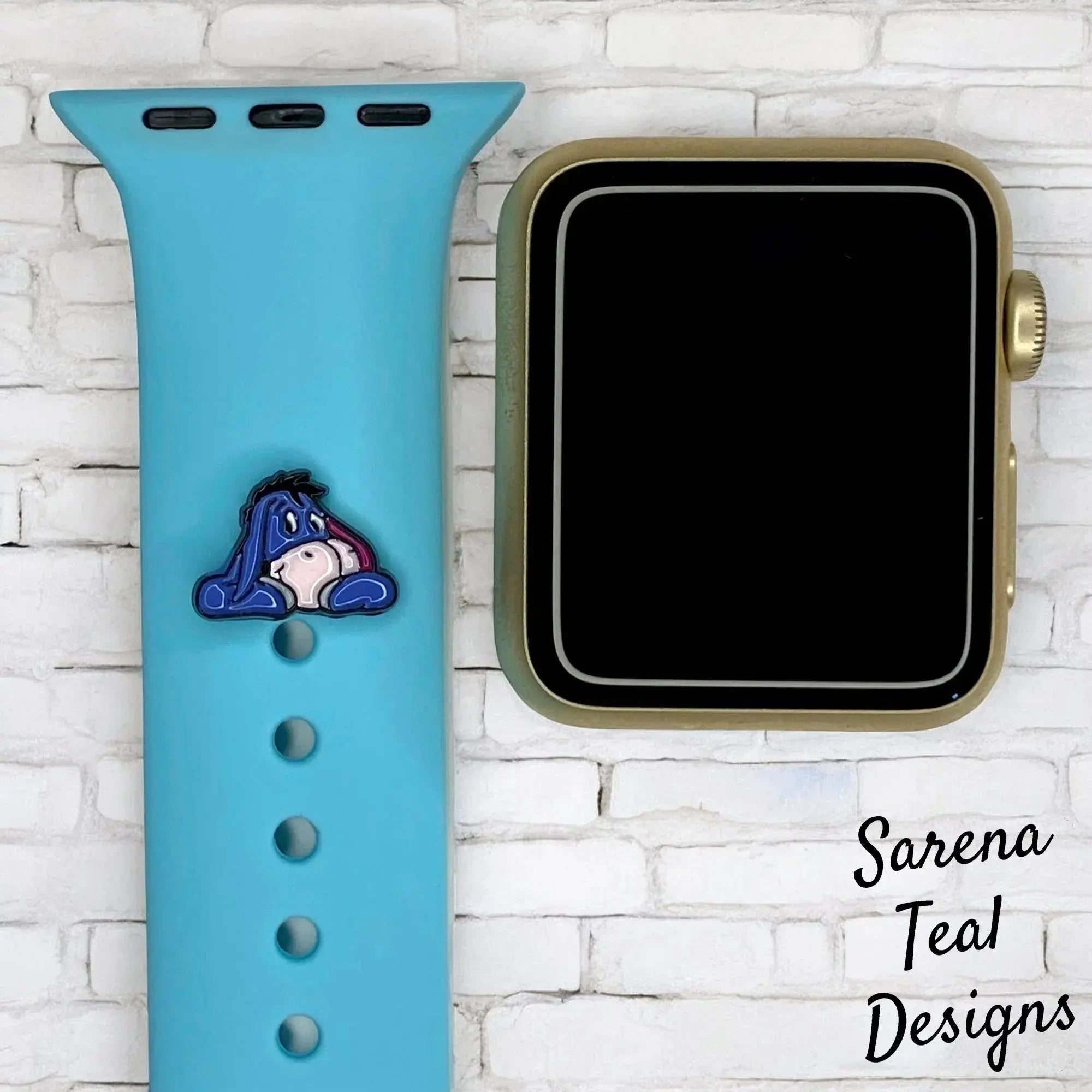 Eeyore Watch Band Charm - SarenaTealDesigns