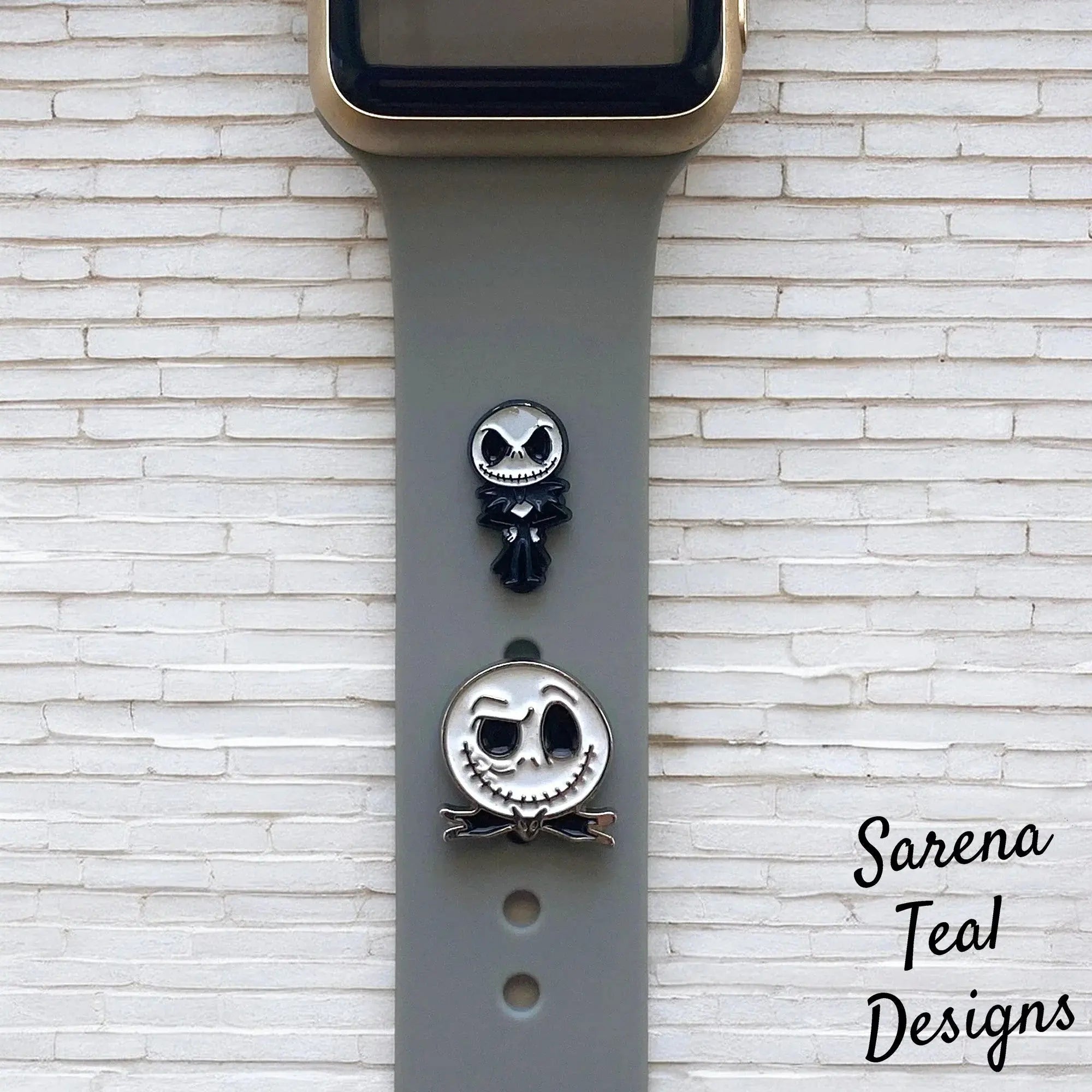 Jack Skellington Watch Band Charm - SarenaTealDesigns