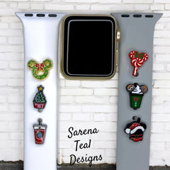 Mickey Christmas Treats Watch Band Charm - SarenaTealDesigns