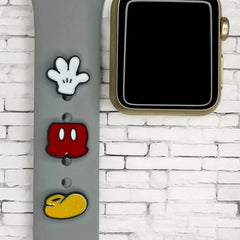 Mickey Glove Shorts Shoe Watch Band Charm - SarenaTealDesigns
