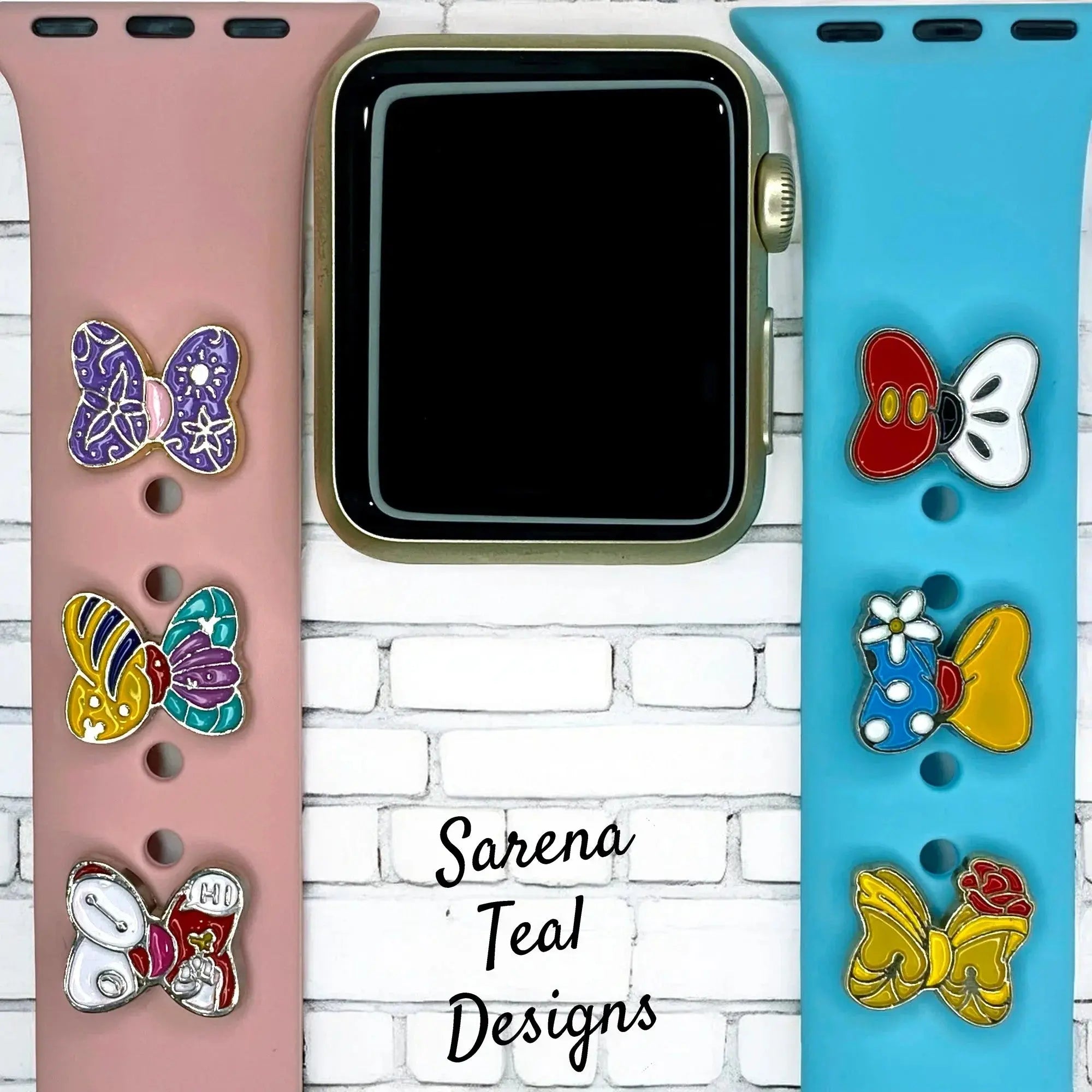 Minnie Bow - Princesses Watch Band Charm - SarenaTealDesigns
