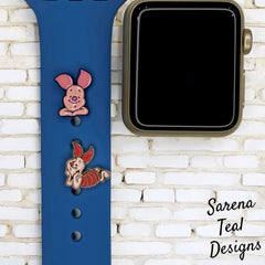 Piglet Watch Band Charm - SarenaTealDesigns