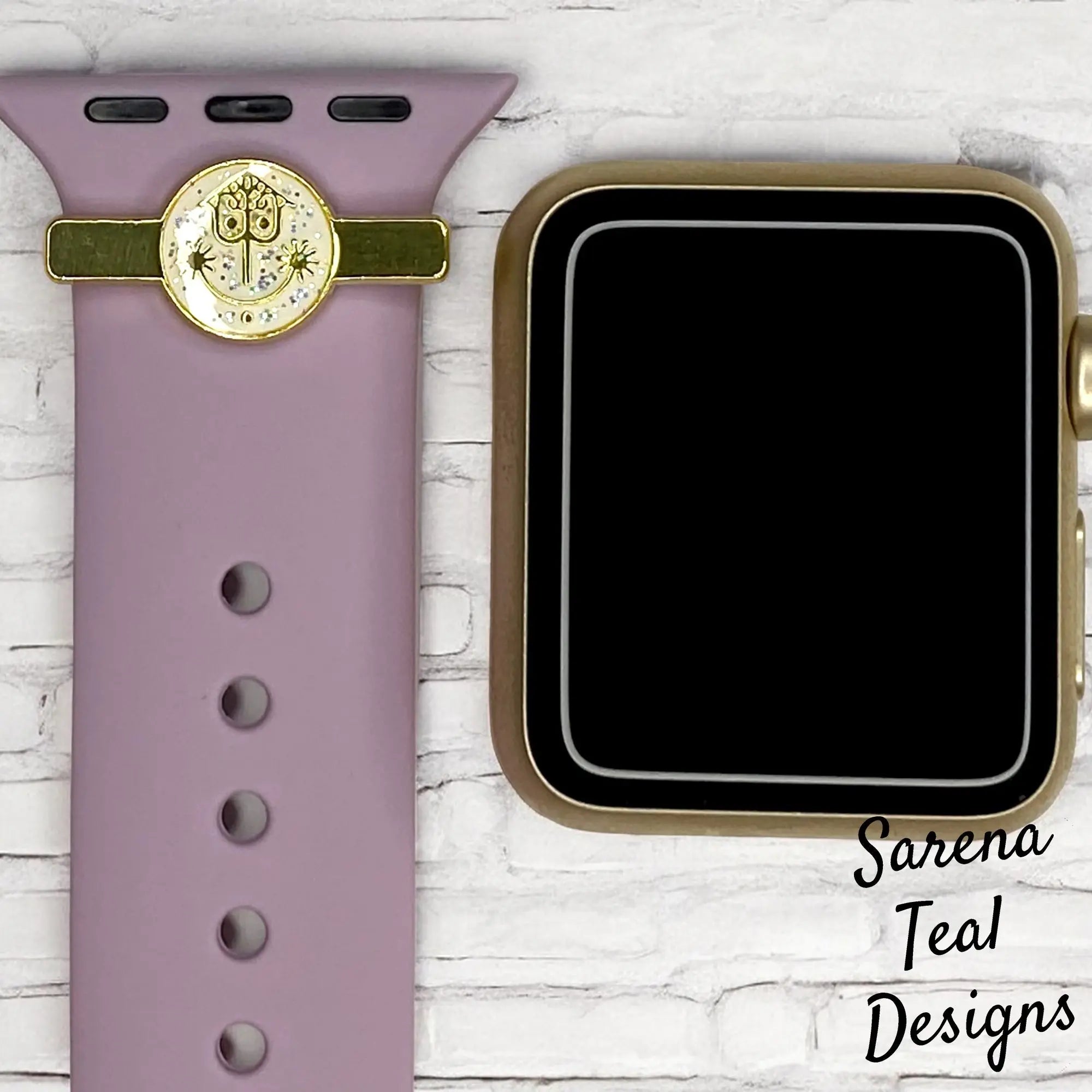 Small World Clock Watch Band Slider Charm - SarenaTealDesigns