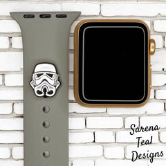 Storm Trooper Watch Band Charm - SarenaTealDesigns