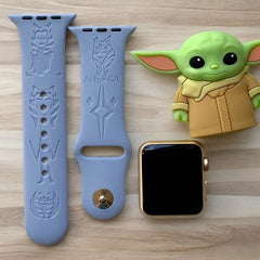 Ahsoka Tano Engraved Watch Band - SarenaTealDesigns