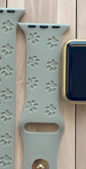 Animal Paws Engraved Watch Band