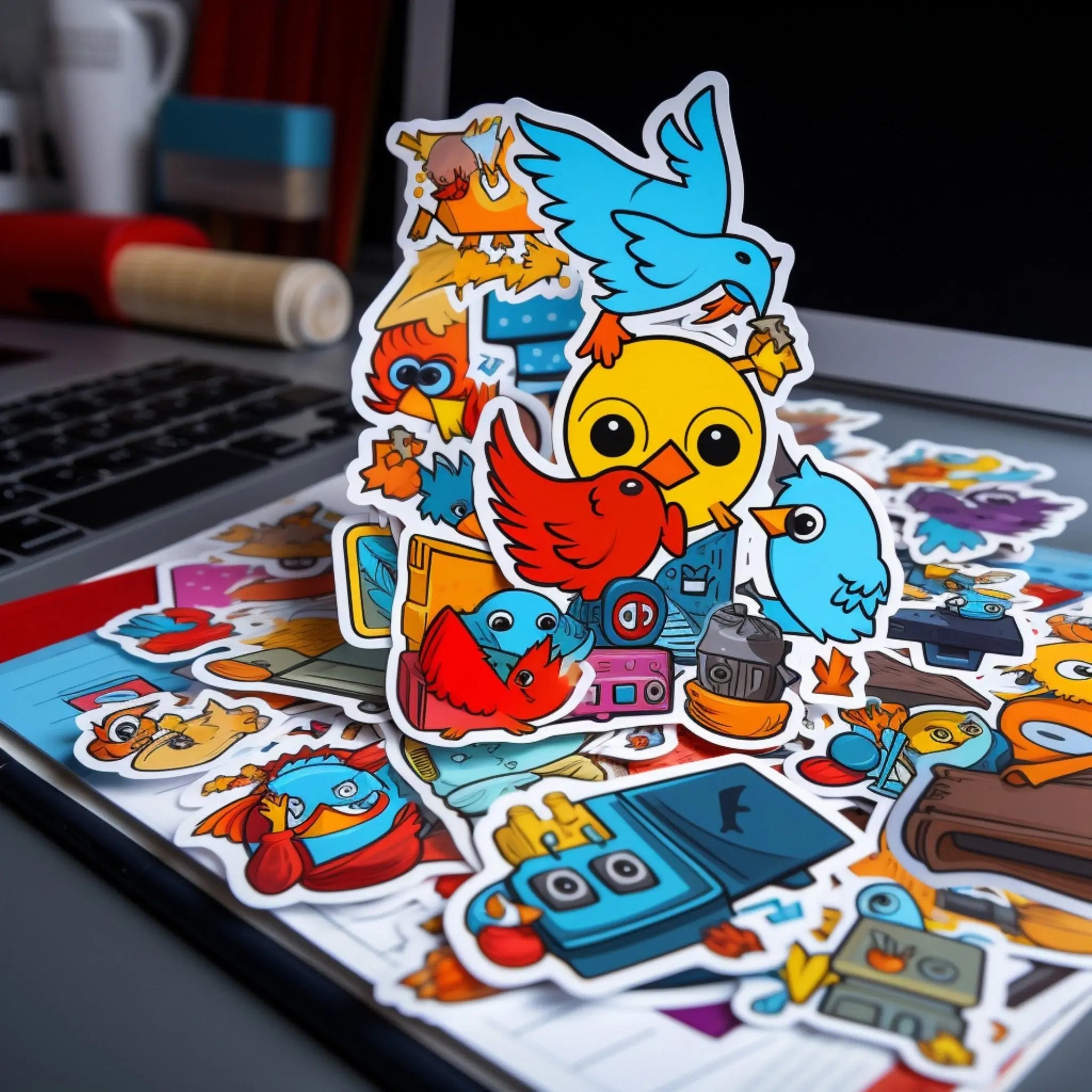 Die Cut Stickers | Next Day Shipment - SarenaTealDesigns