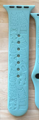 Cute Cats Engraved Watch Band