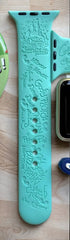 Disney Characters Signatures Engraved Watch Band - SarenaTealDesigns