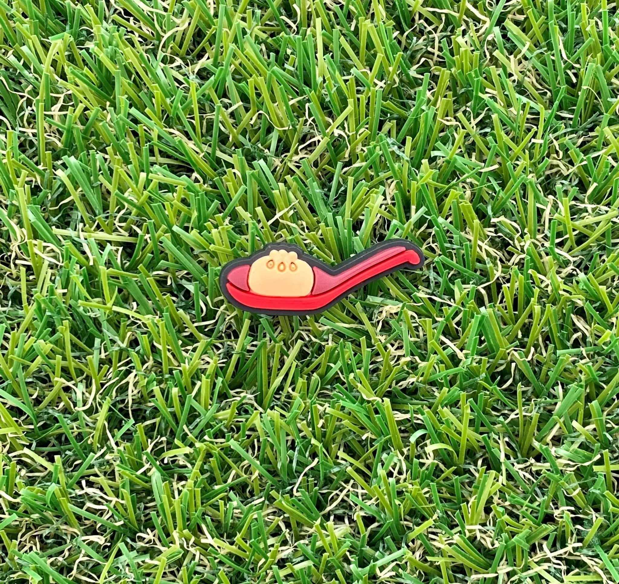 Dumpling /w Spoon Clog Charm - SarenaTealDesigns