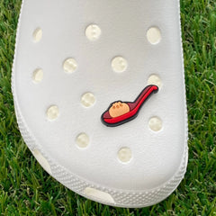 Dumpling /w Spoon Clog Charm - SarenaTealDesigns