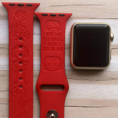 Edna Mode Engraved Watch Band - SarenaTealDesigns