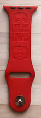 Edna Mode Engraved Watch Band - SarenaTealDesigns