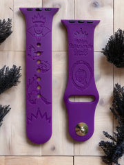 Evil Queen 'Snow White' Engraved Watch Band - SarenaTealDesigns