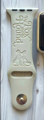 Fox and the Hound Engraved Watch Band