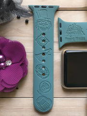 The Haunted Mansion Engraved Watch Band