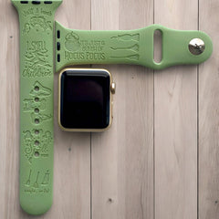 Hocus Pocus Engraved Watch Band