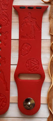 Iron Man Engraved Watch Band - SarenaTealDesigns