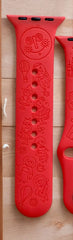 It’s a Small World Engraved Watch Band - SarenaTealDesigns