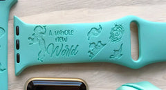 Aladdin 'Jasmine' Engraved Watch Band