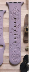 Maleficent Engraved Watch Band - SarenaTealDesigns