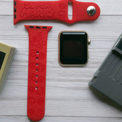 Super Mario Engraved Watch Band