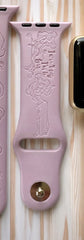 Meg from Hercules Engraved Watch Band - SarenaTealDesigns