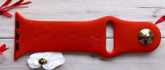 Minnie Mouse Engraved Watch Band - SarenaTealDesigns