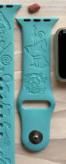 Moana Engraved Watch Band - SarenaTealDesigns