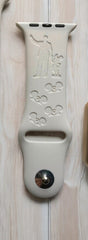 Walt / Mickey & Mouseketeer Hats Engraved Watch Band