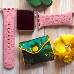Mulan Engraved Watch Band - SarenaTealDesigns