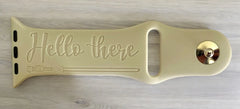 Obi Wan Kenobi Engraved Watch Band - SarenaTealDesigns