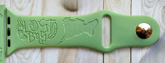 Peter Pan Engraved Watch Band - SarenaTealDesigns
