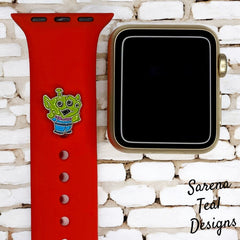 Little Green Man Watch Band Charm