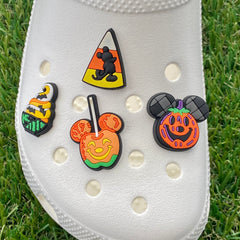 Halloween Mickey Snacks Shoe Charms