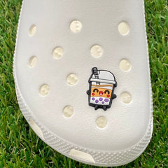 Happy Boba Tea Shoe Charm