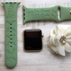 Princess and the Frog Engraved Watch Band - SarenaTealDesigns